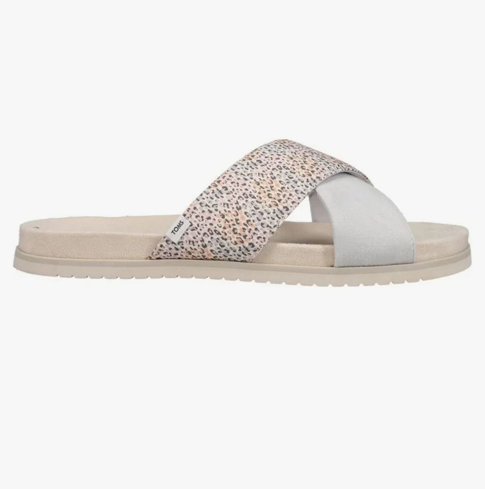 BRAND NEW TOMS SAVANA WOMEN's MULTI-COLOR SLIDE SANDALS
